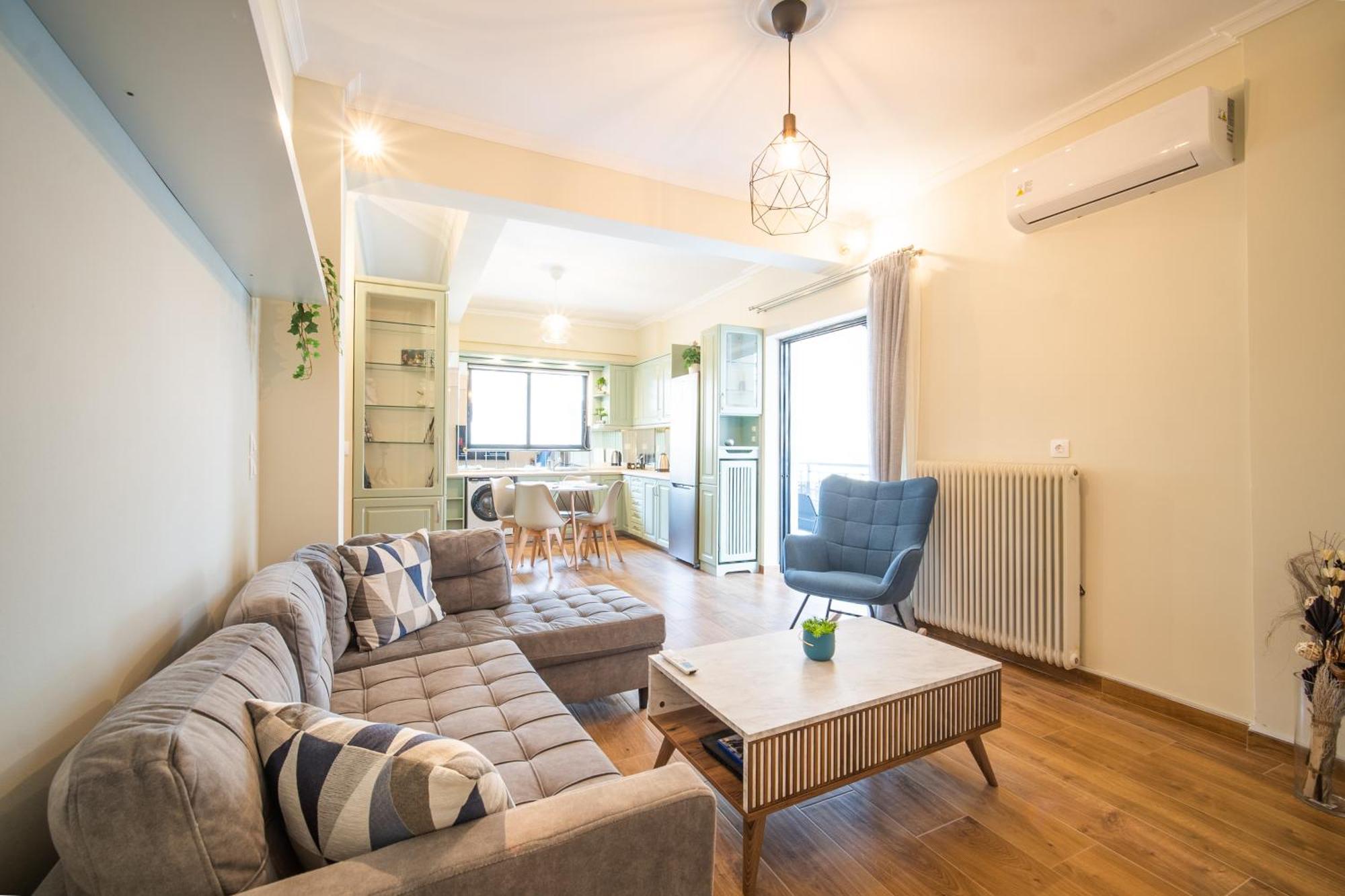 Апартаменты Μκ Αpartment 2Υδ - Nikea Metro Пирей Экстерьер фото